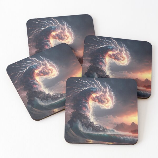 Item preview, Elemental Ocean Storm designed and sold by MindofNous.