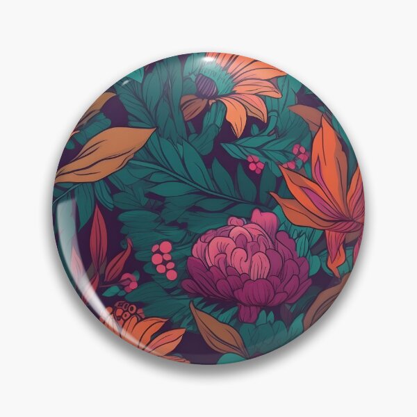 Item preview, Vibrant Colorful Anime Flowers Floral Patterns designed and sold by Wonder Of Light.