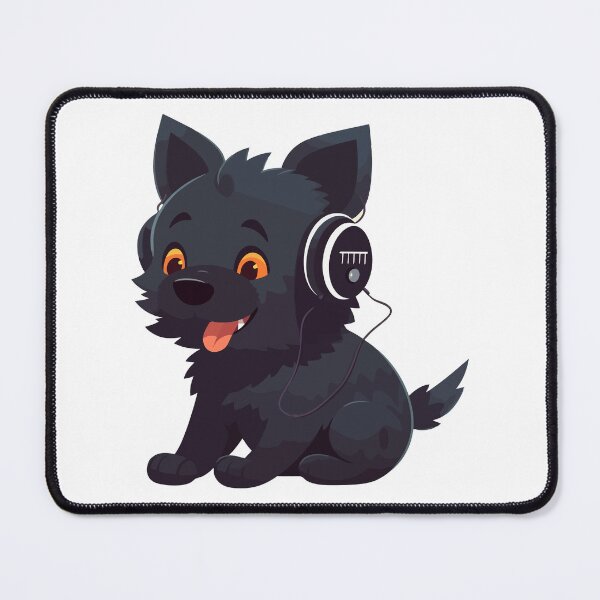 Item preview, Groovy Dog Listener designed and sold by Artwyz.