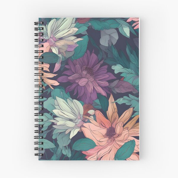 Item preview, Vibrant Colorful Anime Flowers Floral Patterns designed and sold by Wonder Of Light.