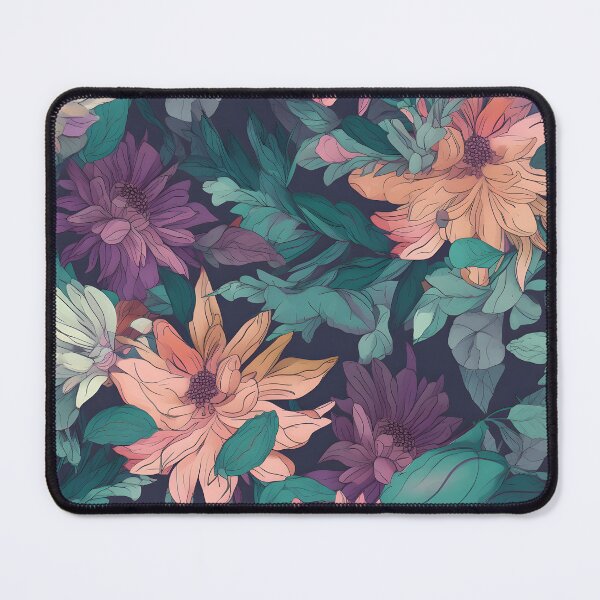 Item preview, Vibrant Colorful Anime Flowers Floral Patterns designed and sold by Wonder Of Light.