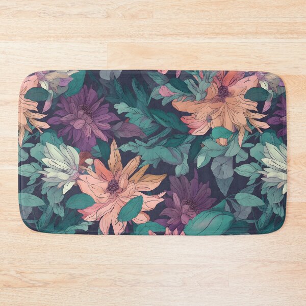 Item preview, Vibrant Colorful Anime Flowers Floral Patterns designed and sold by Wonder Of Light.