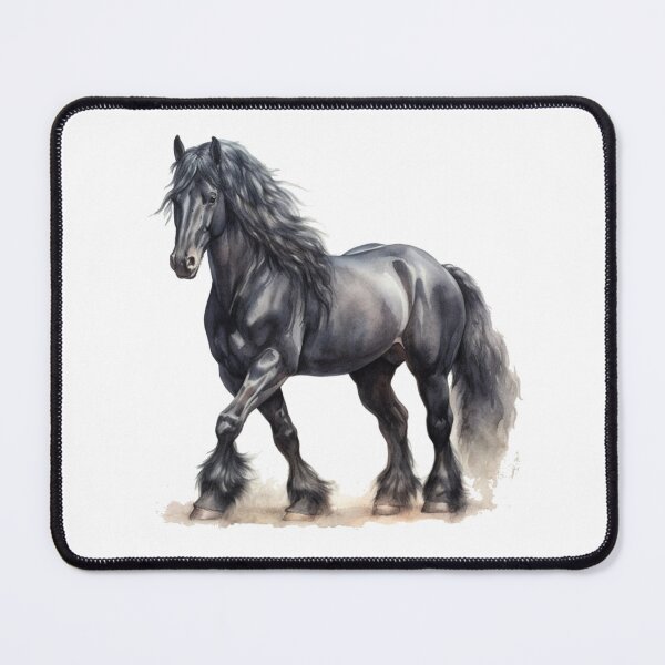 Item preview, Watercolor Friesian Horse designed and sold by ttntt.