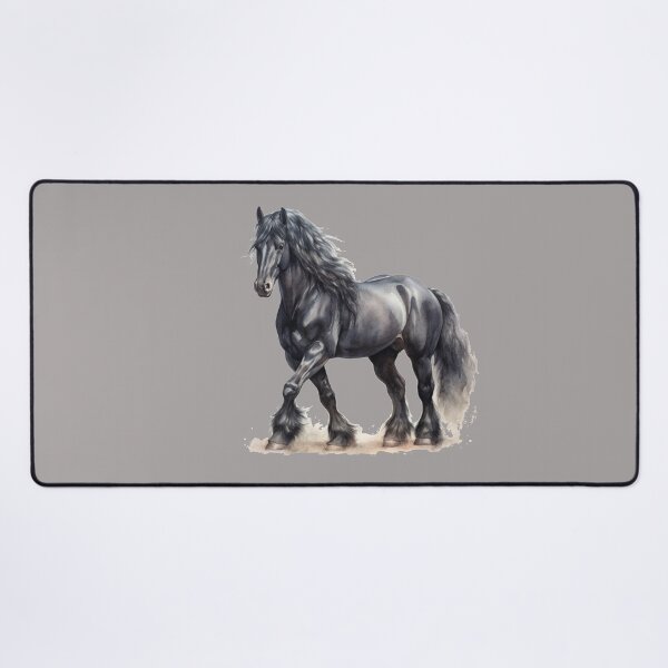 Item preview, Watercolor Friesian Horse designed and sold by ttntt.