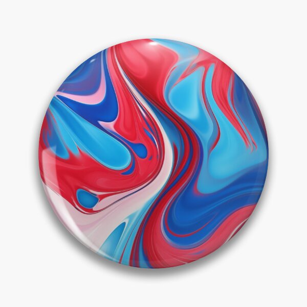 Item preview, Red and blue marble pattern designed and sold by imagenia.