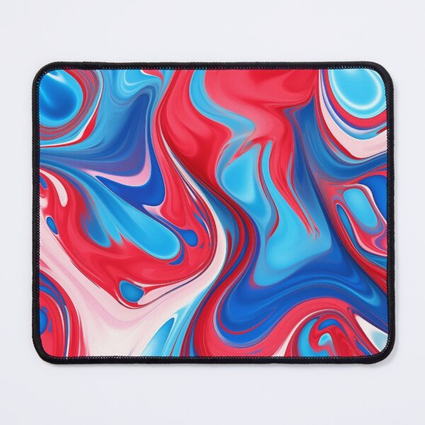 Item preview, Red and blue marble pattern designed and sold by imagenia.
