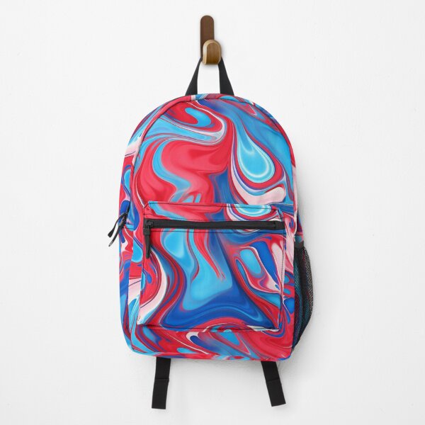 Item preview, Red and blue marble pattern designed and sold by imagenia.