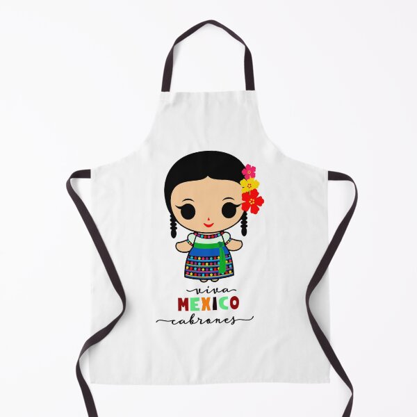 Item preview, Muñequita Mexicana Viva Mexico Cabrones designed and sold by promoshirts.