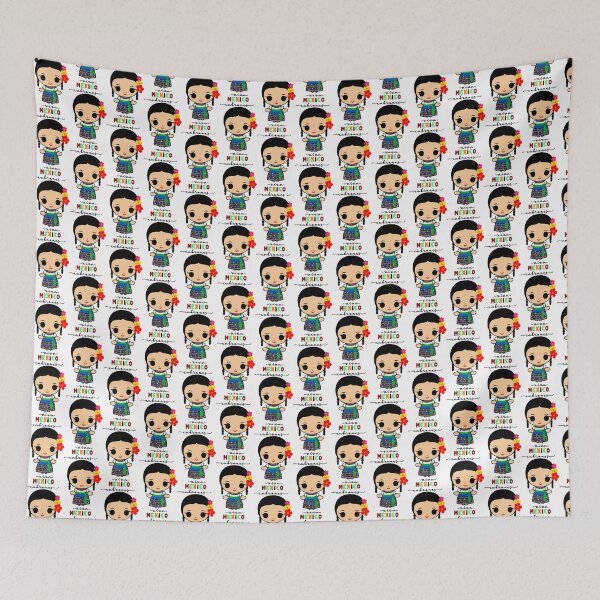 Item preview, Muñequita Mexicana Viva Mexico Cabrones designed and sold by promoshirts.