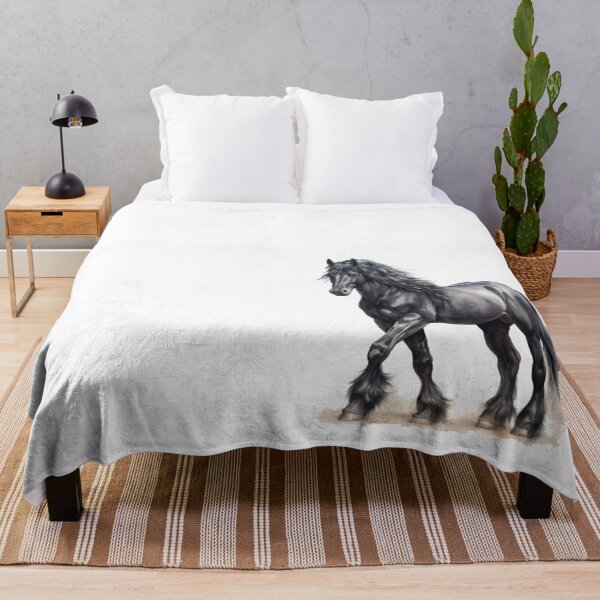 Item preview, Watercolor Friesian Horse designed and sold by ttntt.