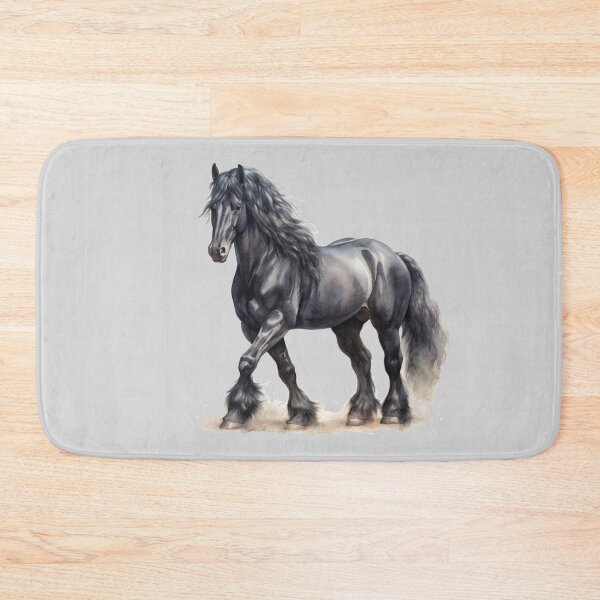 Item preview, Watercolor Friesian Horse designed and sold by ttntt.