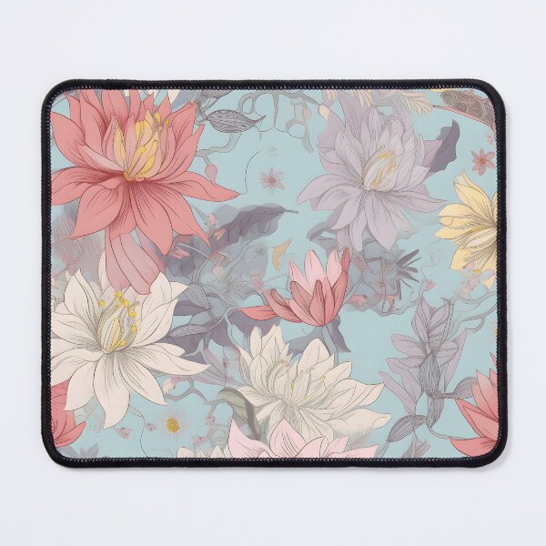 Item preview, Whimsical Anime Chibi-Style Flowers Floral Patterns designed and sold by Wonder Of Light.