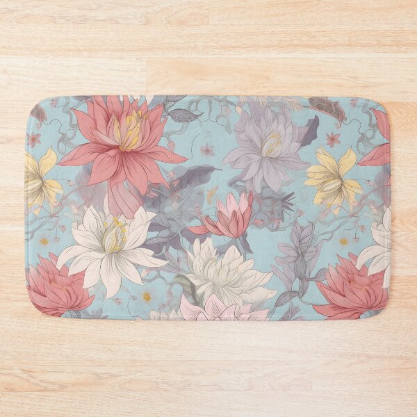 Item preview, Whimsical Anime Chibi-Style Flowers Floral Patterns designed and sold by Wonder Of Light.