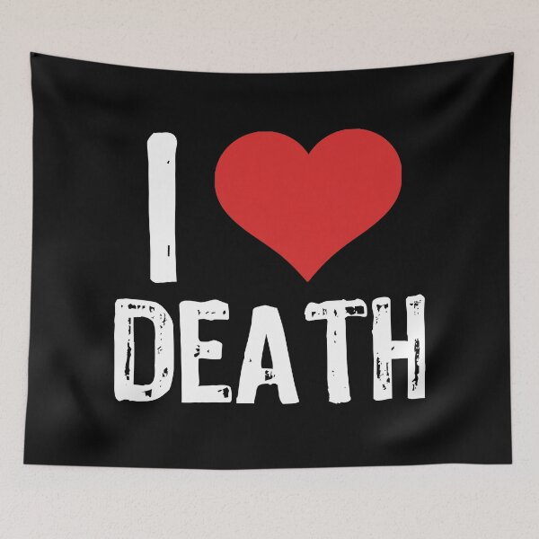 Item preview, I Love Death designed and sold by The "I Love Everything" Shop.