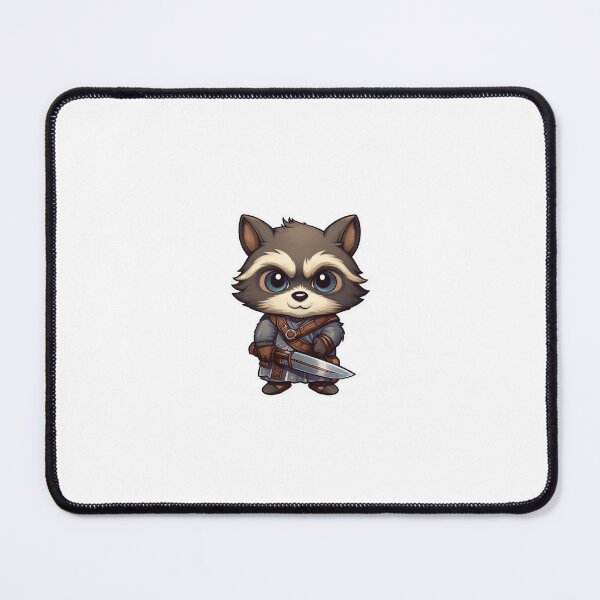 Item preview, Cute Ninja Racoon - Poster & Sticker designed and sold by AstralArcade.