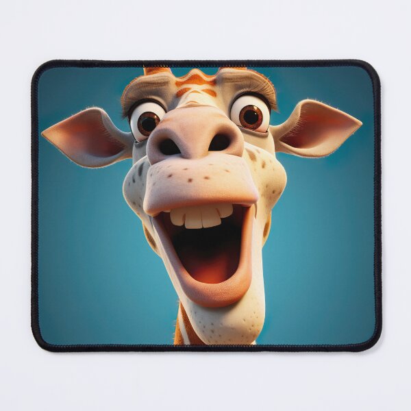 Item preview, Charming Cartoon Giraffe Illustration - Fun and Colorful Art for Giraffe Admirers designed and sold by DoPrint.