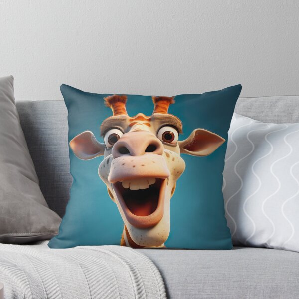 Item preview, Charming Cartoon Giraffe Illustration - Fun and Colorful Art for Giraffe Admirers designed and sold by DoPrint.