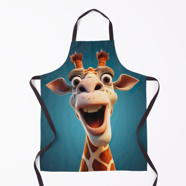 Item preview, Charming Cartoon Giraffe Illustration - Fun and Colorful Art for Giraffe Admirers designed and sold by DoPrint.