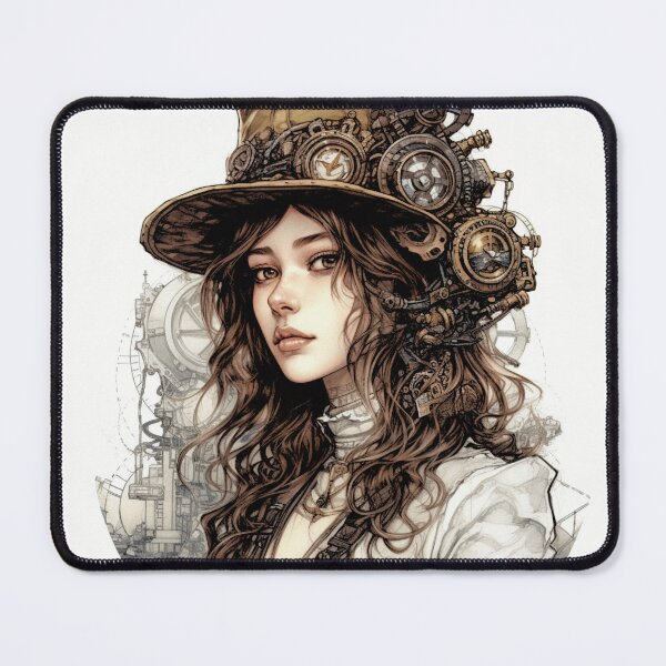 Item preview, Girl SteaGirl Steampunk Portrait .mpunk Portrait . designed and sold by IrinaMinevich.
