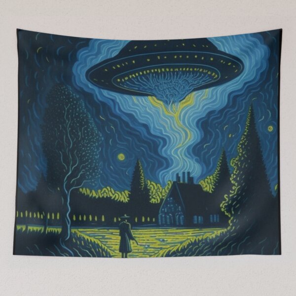 Item preview, Starry Night UFO designed and sold by itzbart.