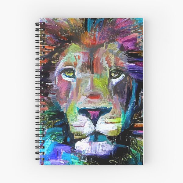 Item preview, Colorful Lion Painting v3 designed and sold by erisian.