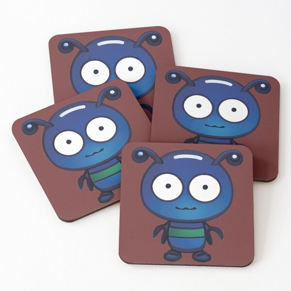Item preview, Blue Alien with Antennas - Unique Alien Design designed and sold by Mementium.