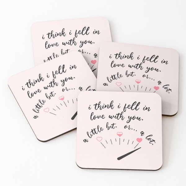 Item preview, I think I fell in love with you. A little bit. Or... a lot. | xo, kitty designed and sold by Pinu92.