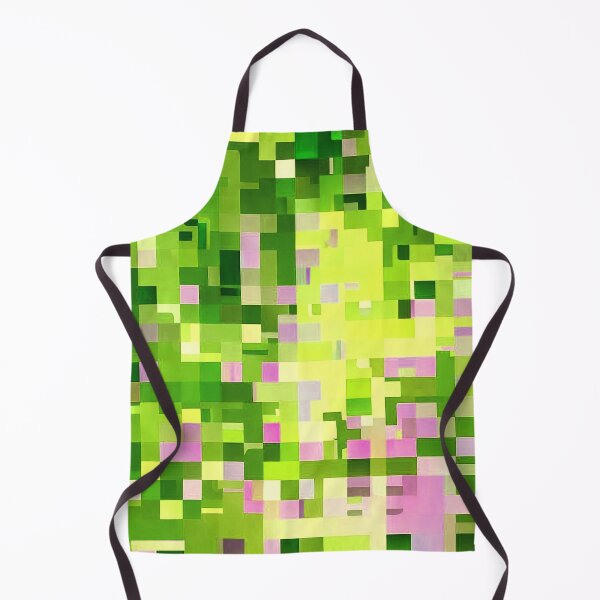 Item preview, abstract board interpenetrating squares of green and yellow color play designed and sold by JaroDesign2023.