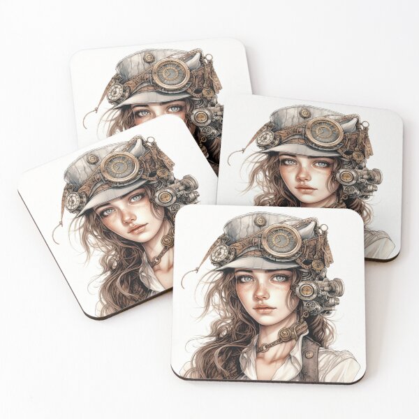 Item preview, Girl Steampunk Portrait . designed and sold by IrinaMinevich.