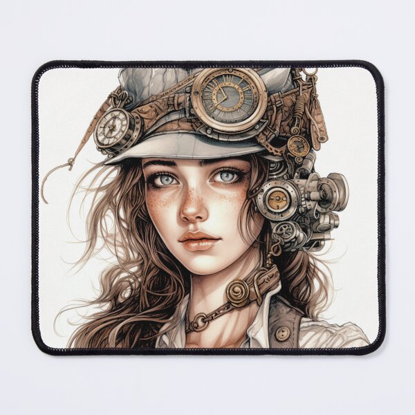Item preview, Girl Steampunk Portrait . designed and sold by IrinaMinevich.
