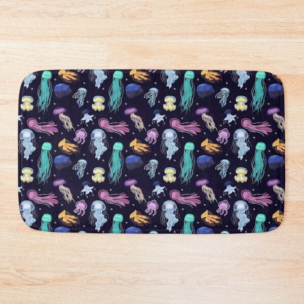 Item preview, Little Multicoloured Jellyfish Pattern designed and sold by InkyFlower.