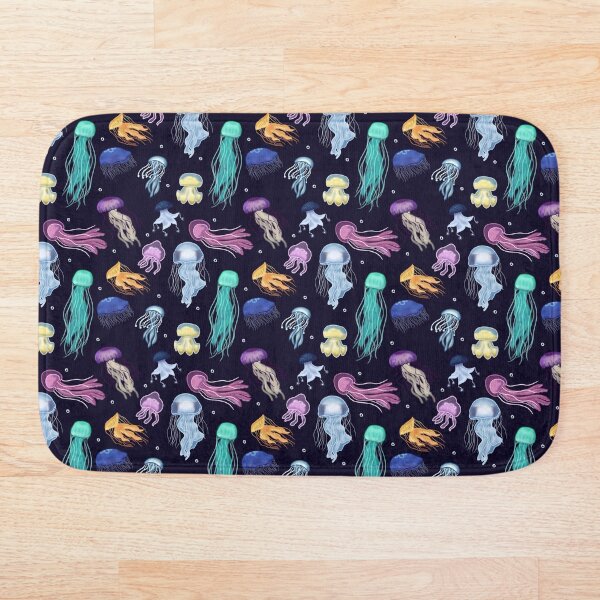 Item preview, Little Multicoloured Jellyfish Pattern designed and sold by InkyFlower.