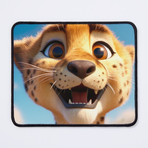 Item preview, Stunning Cartoon Cheetah Art - Unique and Vibrant Illustration for Cheetah Lovers designed and sold by DoPrint.