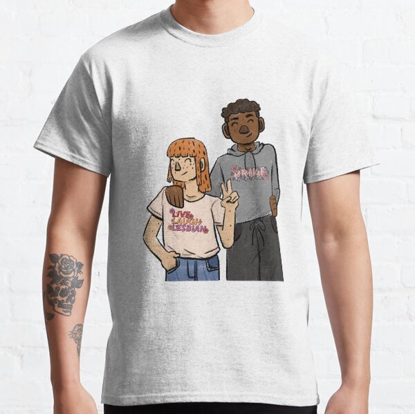 LGBTQ Couple/Friends Illustration Classic T-Shirt