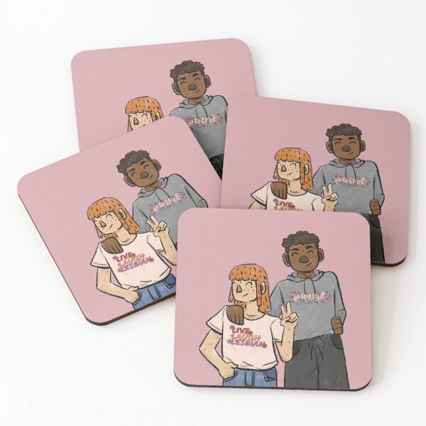 Item preview, LGBTQ Couple/Friends Illustration designed and sold by SavannahLilyDesigns.