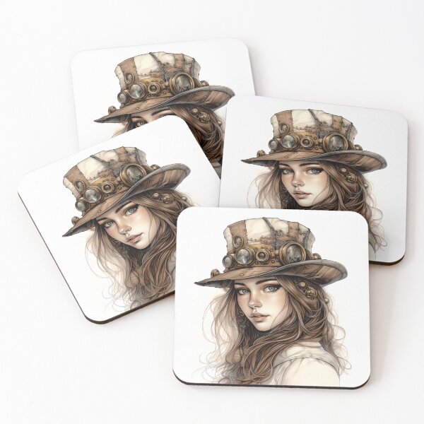 Item preview, Girl Steampunk Portrait . designed and sold by IrinaMinevich.