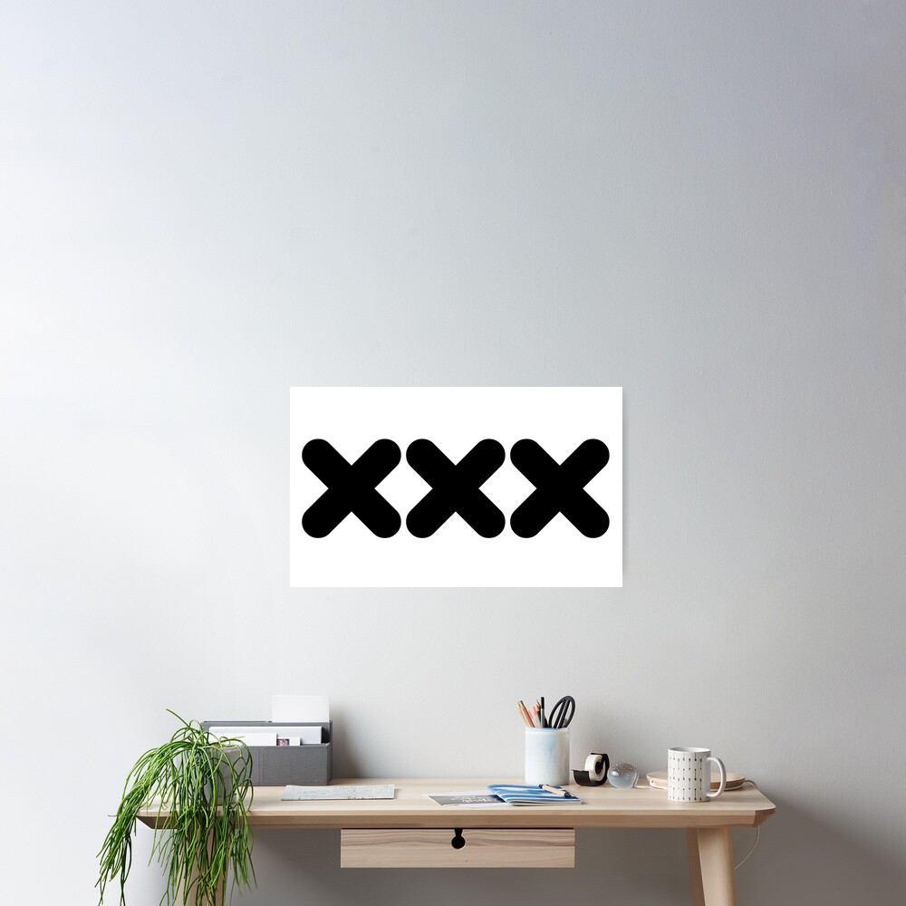 XXX Black 42 Poster for Sale by xxxhead | Redbubble