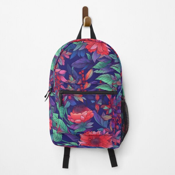 Item preview, Vibrant Colorful Anime Flowers Floral Patterns designed and sold by Wonder Of Light.