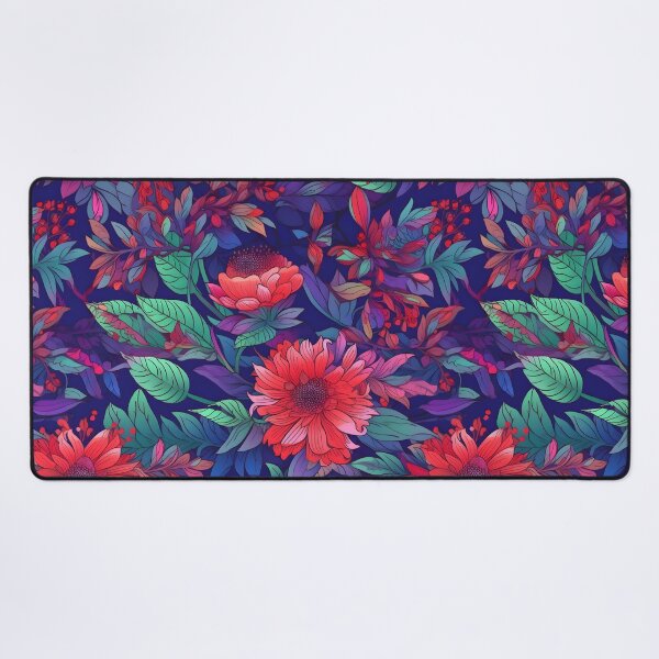 Item preview, Vibrant Colorful Anime Flowers Floral Patterns designed and sold by Wonder Of Light.