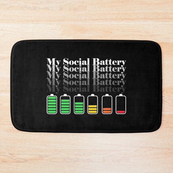 Item preview, My Social Battery designed and sold by LiveItNow.