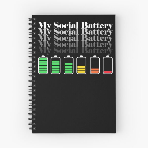 Item preview, My Social Battery designed and sold by LiveItNow.