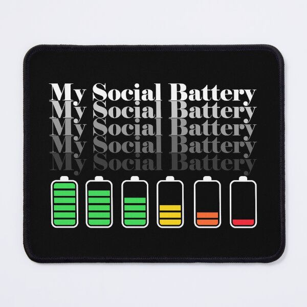 Item preview, My Social Battery designed and sold by LiveItNow.