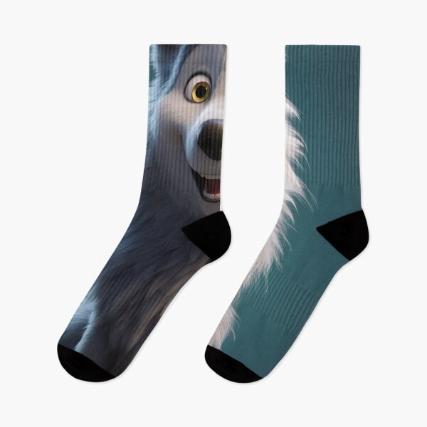 Item preview, Captivating Cartoon Wolf - Playful, Kid-friendly, Animated Design designed and sold by DoPrint.