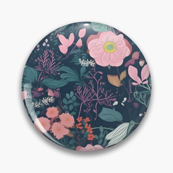 Item preview, Charming Enchanting Anime Flowers Floral Patterns designed and sold by Wonder Of Light.
