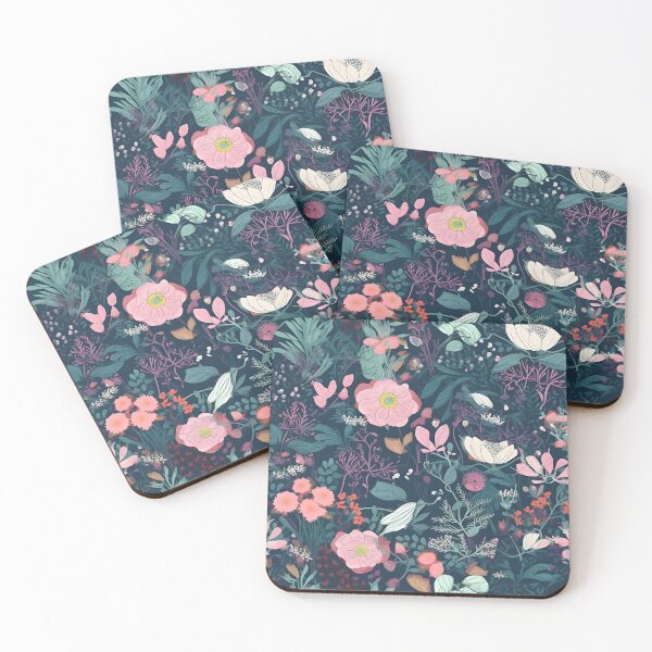 Item preview, Charming Enchanting Anime Flowers Floral Patterns designed and sold by Wonder Of Light.