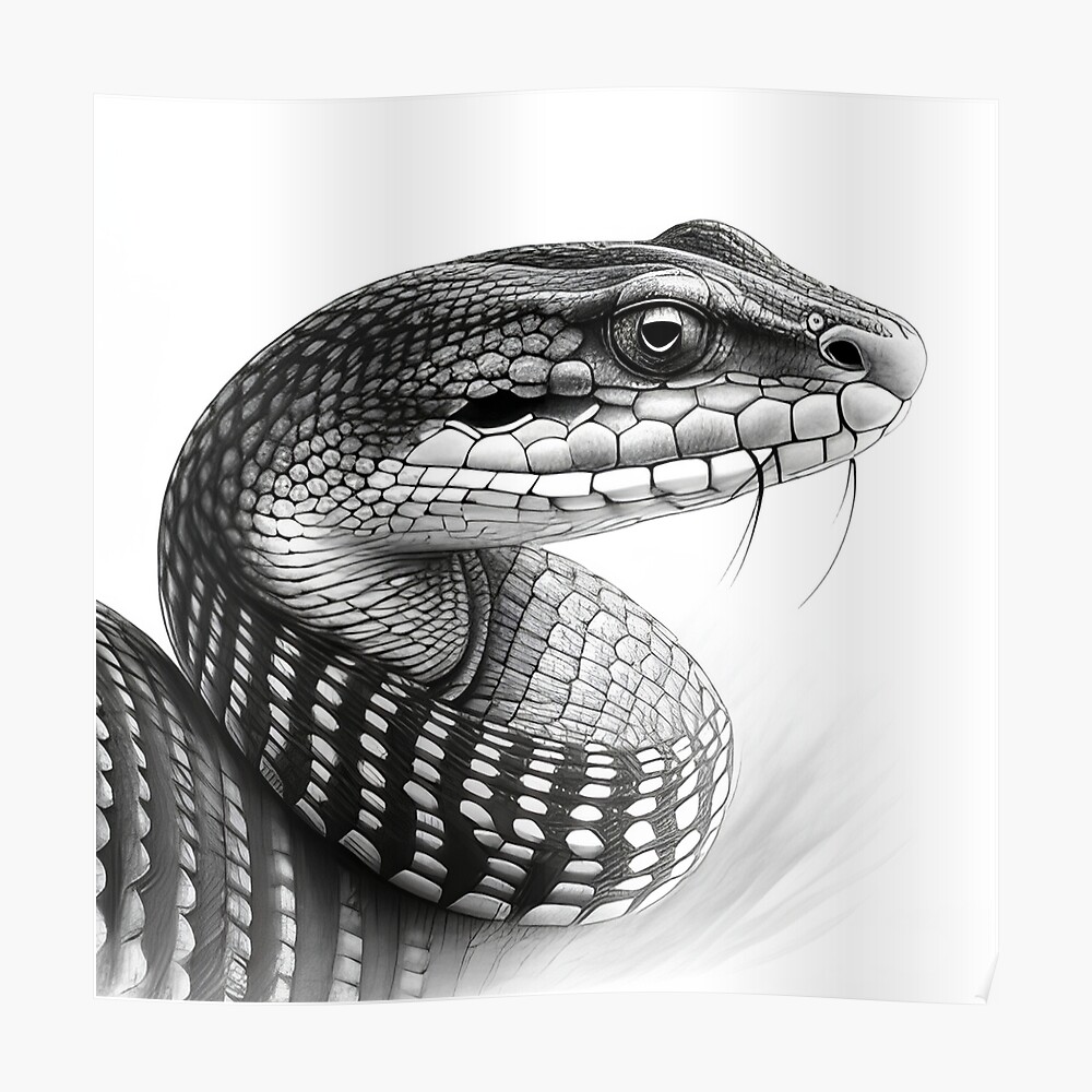 Learn How to Draw a Cobra Snake Step by Step