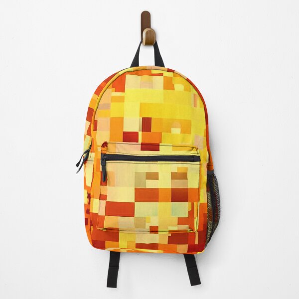 Item preview, abstract board interpenetrating squares brown and yellow color play designed and sold by JaroDesign2023.