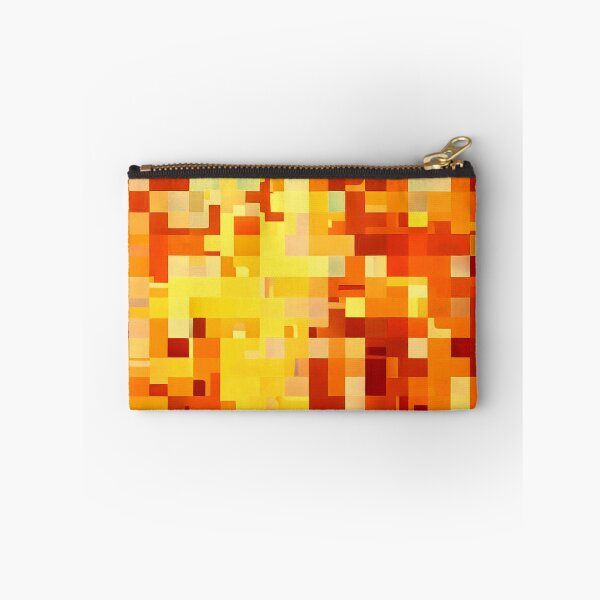 Item preview, abstract board interpenetrating squares brown and yellow color play designed and sold by JaroDesign2023.