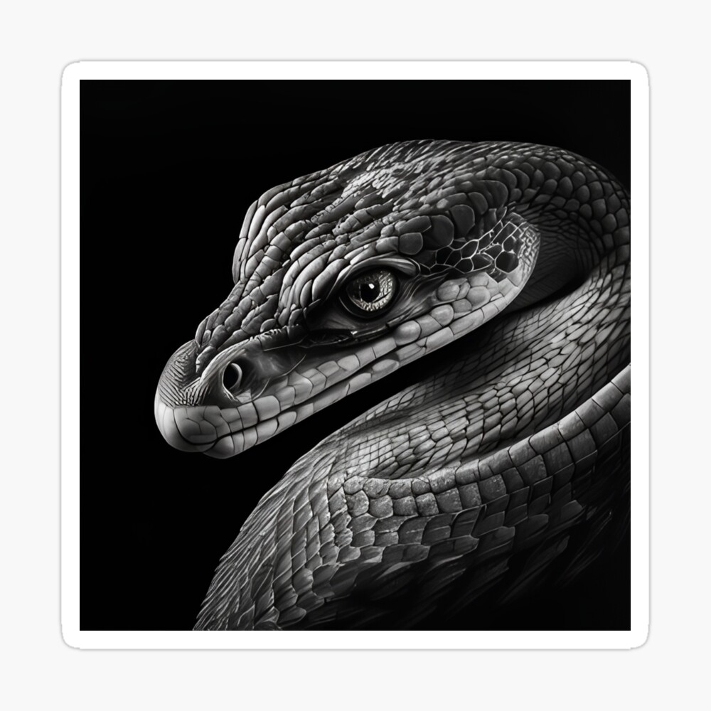 Snake drawing Black and White Stock Photos & Images - Alamy