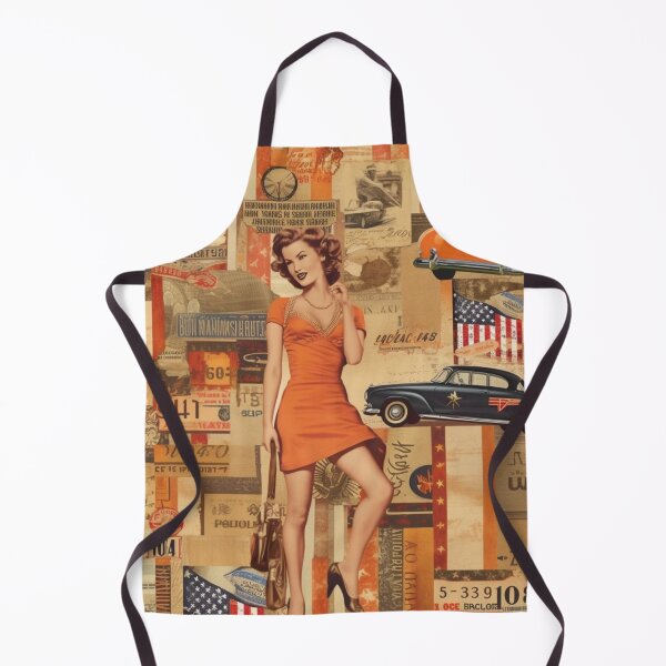 Item preview, America Beauty Retro Vintage Patchwork Collage Pattern of Americana designed and sold by BrandonArtWorld.